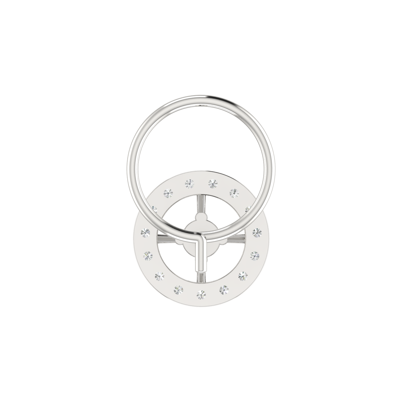 0.13 Carat Natural Diamond Nose Pin - HI Color, VS-SI Clarity.